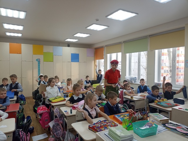 Мастер-класс в 1Б классе.